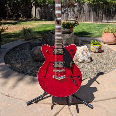 Burny Yellow Heart Jr. YH-JR Mini Guitar (Hide X Japan Signature