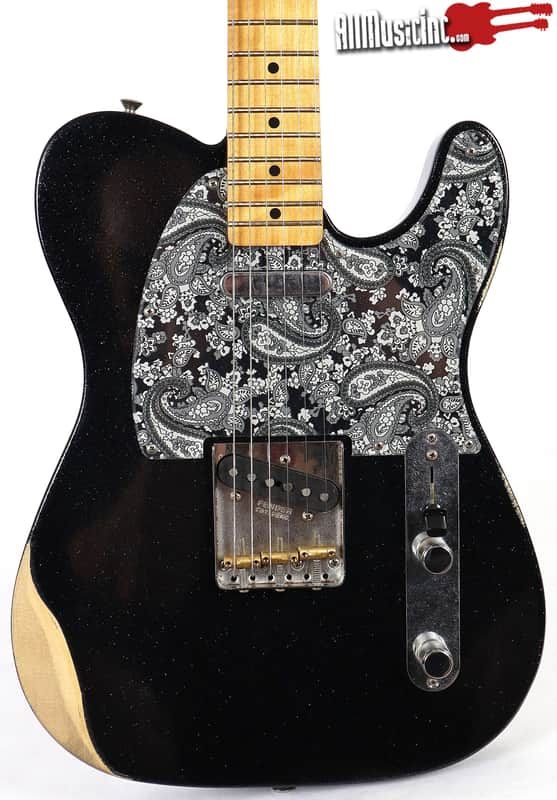 Fender Brad Paisley Telecaster Black Sparkle Electric Guitar w/ Gig Bag