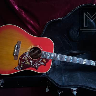1968 Gibson Hummingbird Vintage Cherry Sunburst Collector Grade Rolling Stones RARE image 1