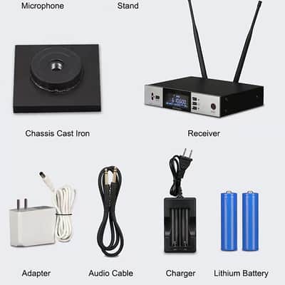 Singtronic Professional  X-Large Karaoke Wireless Microphone w/ Stand image 6