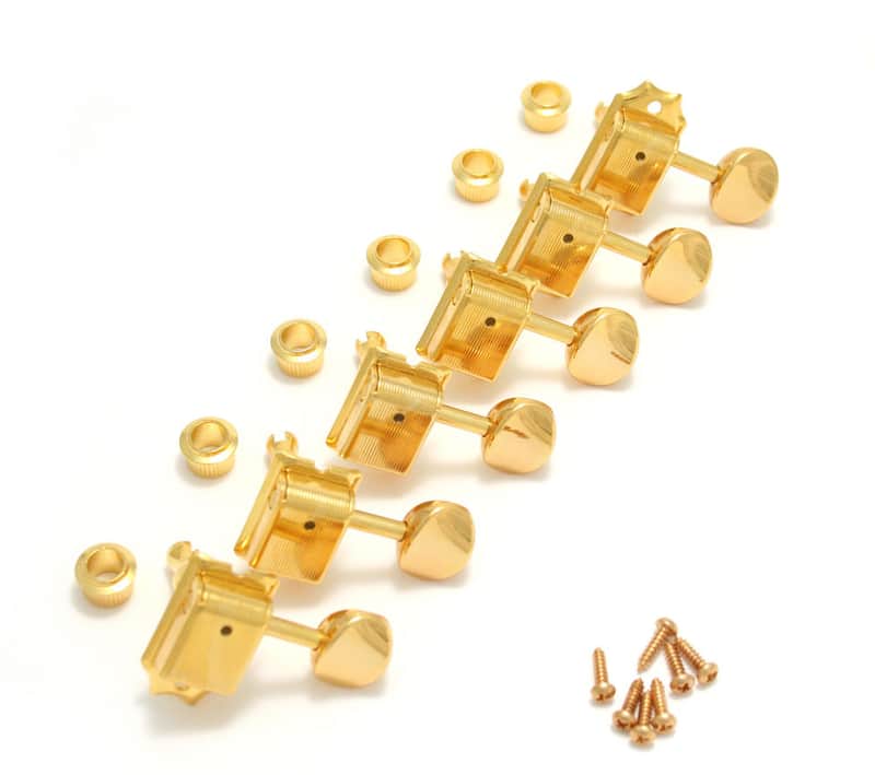 099-2040-200 Fender Gold Vintage Kluson Style Strat/Tele Guitar Tuners SRV image 1