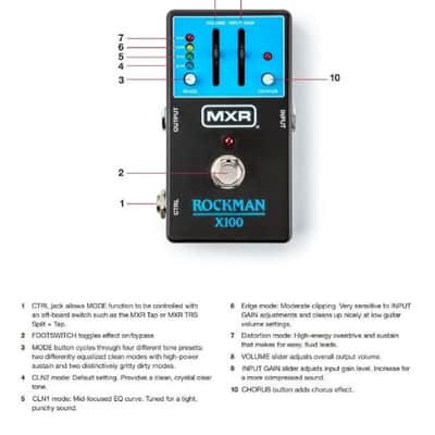 MXR Rockman MX100 Analog Tone Processor image 2