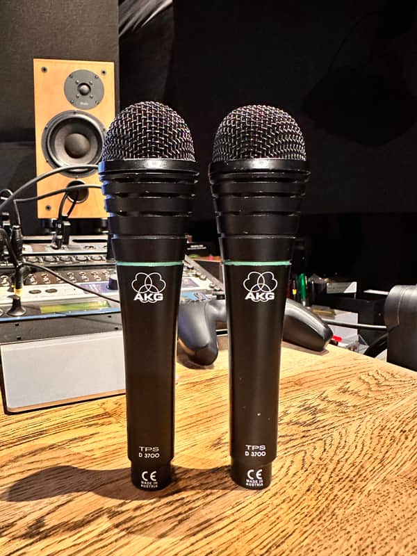 AKG D3700 TPS 2000 - BLACK MATTE (COUPLE) image 1