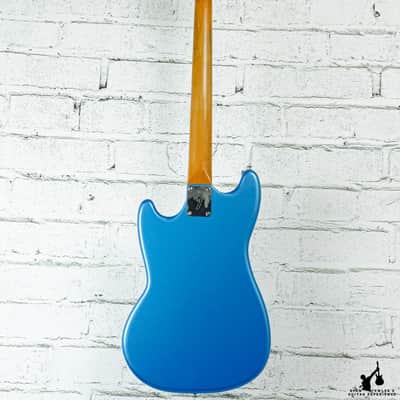 1971 Fender Musicmaster Bass Lake Placid Blue (Refinshed) w/OHSC image 5