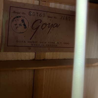 1960s Goya GG163 - Sunburst w Case image 12