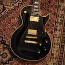 1981 Greco EG-800C Black Super Sound Custom w/ Super Real Series Case | Maxon PU-2, MIJ, Japan Vintage, Les Paul Custom