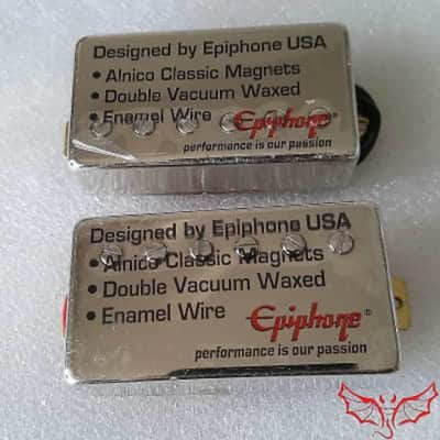 Epiphone Classic Alnico Neck and Bridge Humbucker Pickups Set For Epiphone Les Paul SG DOT image 1