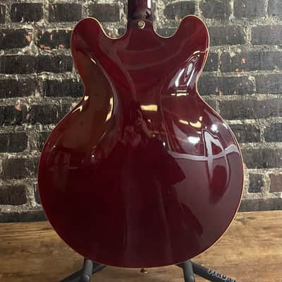 2011 Epiphone Riviera Custom P93 - Wine Red (USED) image 4