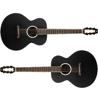 Flight PIXI BK Solid Spruce Top Mahogany Neck 6-String Acoustic Travel Guitar w/Gig Bag image 3