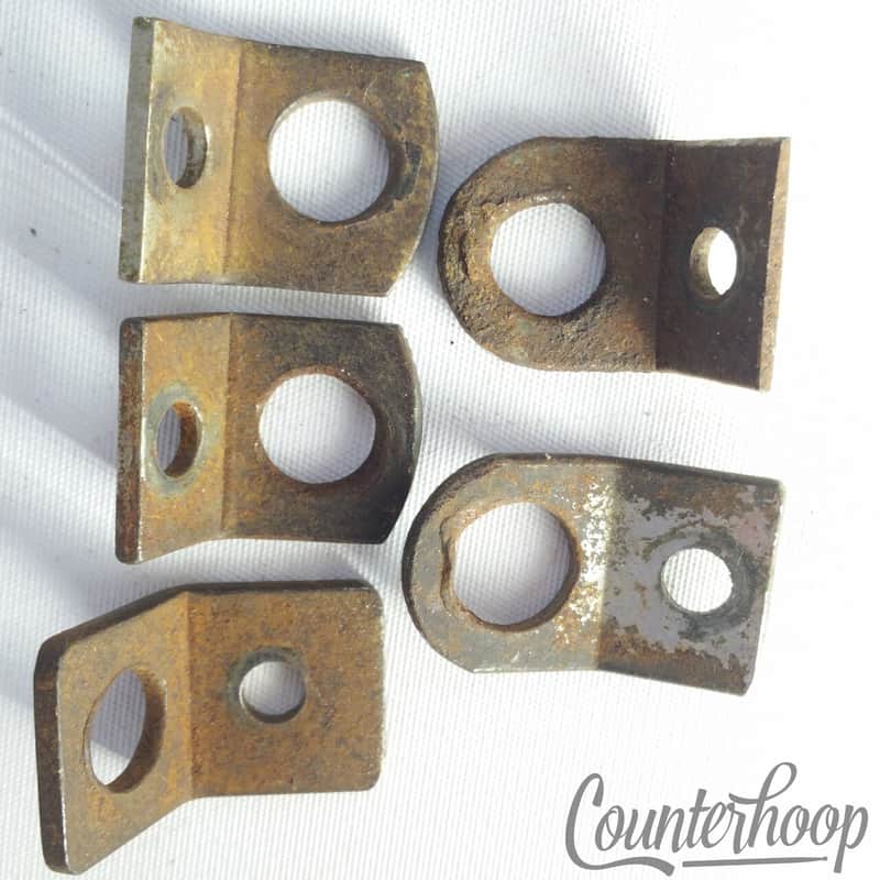 5x Early American Marching Snare Drum Carrying Hooks Harness Tension Rod Clips image 1