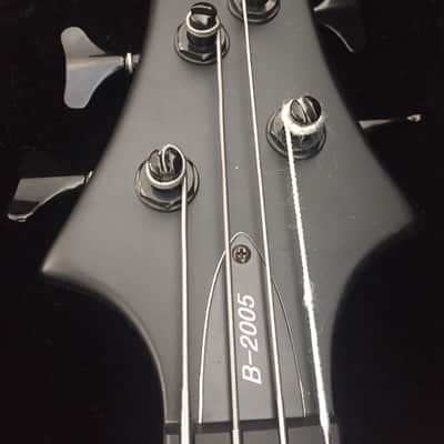 ESP/ LTD B-2005 30th Anniversary Bass 2005 Matt Black image 3