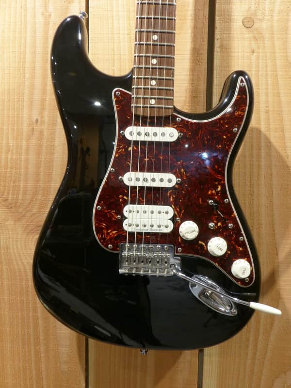 Fender Stratocaster Mexico HSS Black / Tortoise image 1