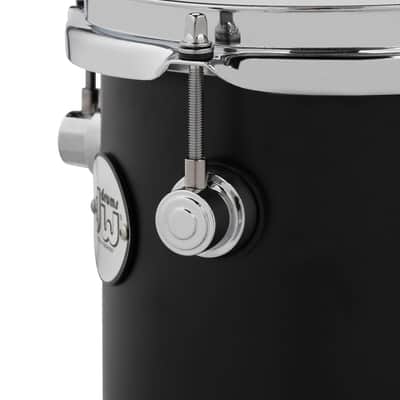 DW Design Series Rata Toms - 14 x 6" (DDAC1406RTBL) image 2
