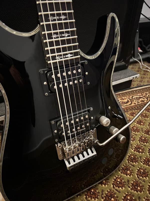 Schecter Hellraiser C-1 FR 2018 - Black image 1