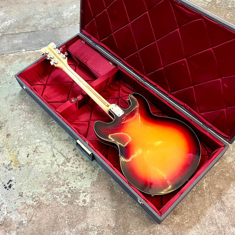 Welson DS-2T Hollowbody electric guitar 1960's - Sunburst vox | Reverb