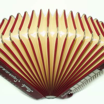 Paolo Soprani Paolo VI 5 Rows Button Accordion made in Italy, C Griff Professional Concert Accordeone de Botones, Straps and Hard Case, 2591 image 7