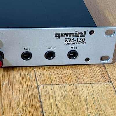 Gemini KM-130 Karaoke Rack Mount Mixer w/ Power Cable , Very Good Condition image 5