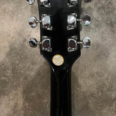 MIJ De Carlo lawsuit era Les Paul custom copy 70s - Ebony image 9