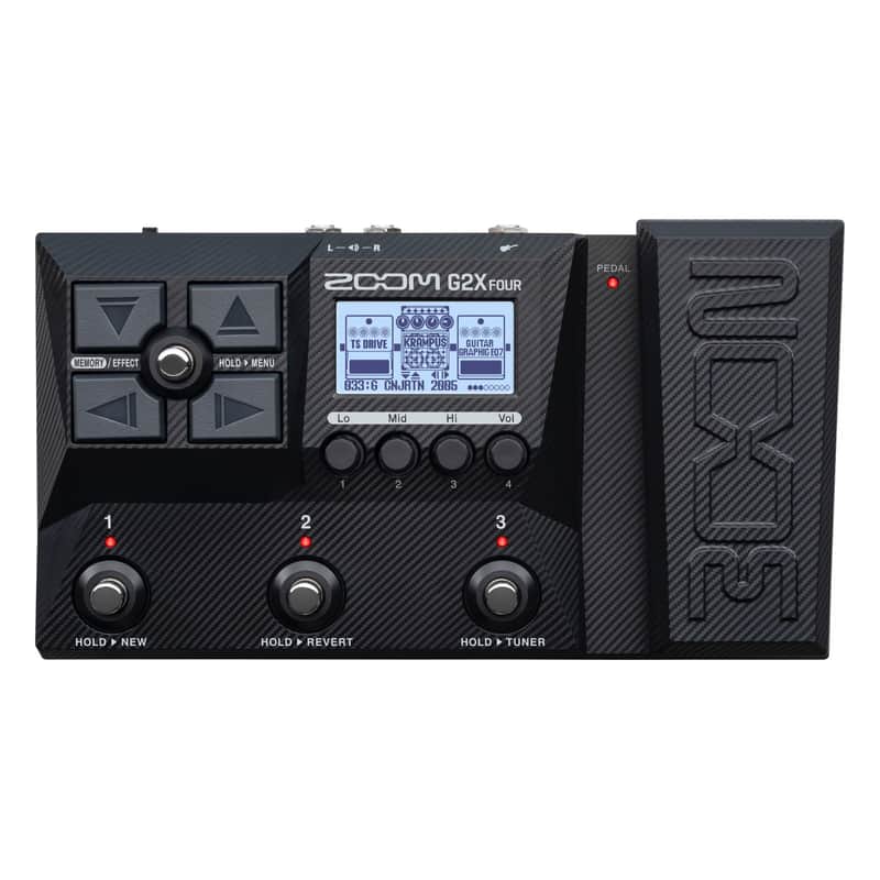 Zoom G2X Four Guitar MultiEffects Processor with Expression Pedal image 1
