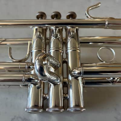Beautiful Bach 180S37 Stradivarius Series Bb Trumpet 2016 - Silver-Plated image 4