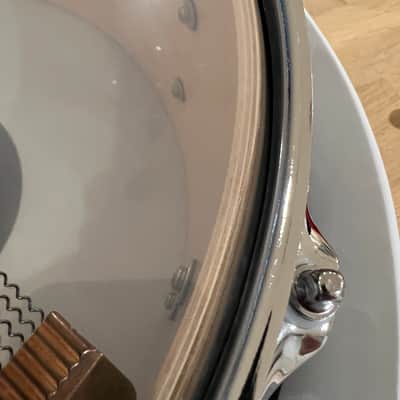 Q Drum Co. 10 ply maple 2020 - White abalone lacquer image 4