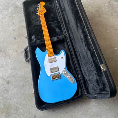 Custom Squier Sonic Mustang HH California Blue image 16