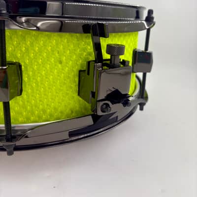 Montineri Custom Drums 12"x4" "Green Dot" Auxiliary Snare image 8