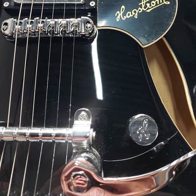 HAGSTROM Tremar Viking Deluxe, Black Gloss image 12