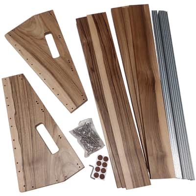 10U / 144hp Eurorack case EVA • Rails + Threaded strips / Walnut / Unpowered image 14