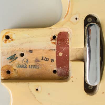 Fender  Telecaster Solid Body Electric Guitar (1973), ser. #395697, original black tolex hard shell case. image 21
