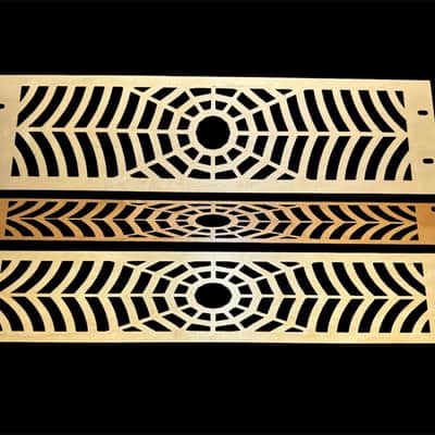 Nice-Racks "DHARMA" 1U decorative vented wood rack panels Available In Maple, Cherry, Or Walnut Veneered Plywood image 3