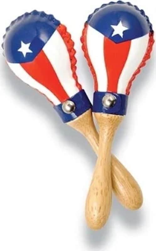 LP MINI RAWHIDE MARACAS PRFLAG image 1
