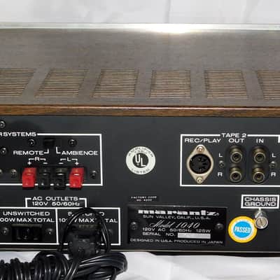 Marantz 1040 stereo amplifier with original box and foam recently serviced image 6