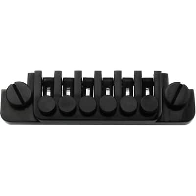 Guitar TP-6 Bridge Stop Bar - Vintage 70's Bridges Tailpiece with Studs and Inserts Replacement Compatible with LP Les Paul SG ES 6 String Electric Guitar(Black) image 3