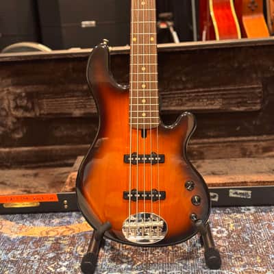 Lakland USA Classic 55-Dual J  5-String Bass Rosewood Fretboard Sunburst finish image 3