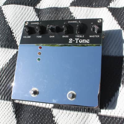 Bad Cat 2-Tone Tube Preamp Guitar Pedal - Black and Chrome image 1