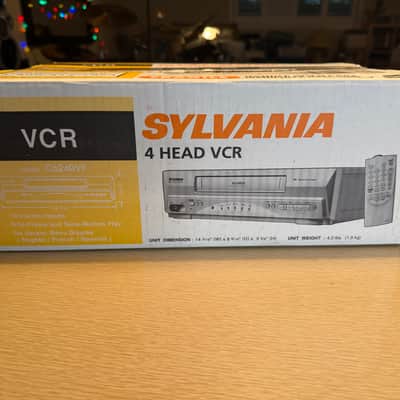 Sylvania VCR C6240VE 4 Head Digital Tracking VHS 19 Micron Head BRAND BEW In Box image 2