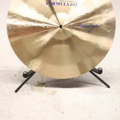 Paiste 18" Formula 602 China Type Cymbal Vintage 1980's image 1