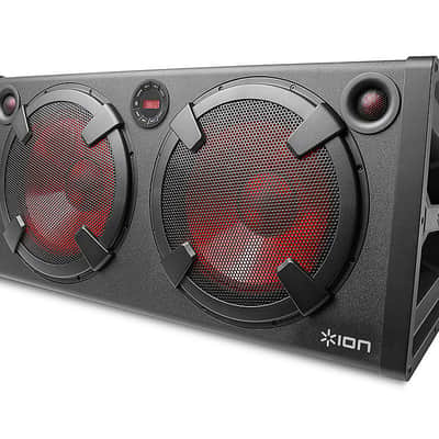 ION ROAD WARRIOR 500w Rechargeable Stereo Bluetooth 2x10" Outdoor Speaker System image 1