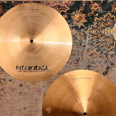 Istanbul AGOP JOEY WARONKER Hihats 14” 778 1112 g CLEAN! Responsive & Complex! Why Pay $607?? image 3