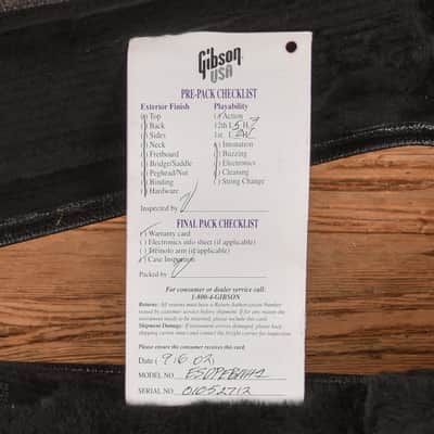 Gibson ES-335 Dot Ebony 2002 image 10