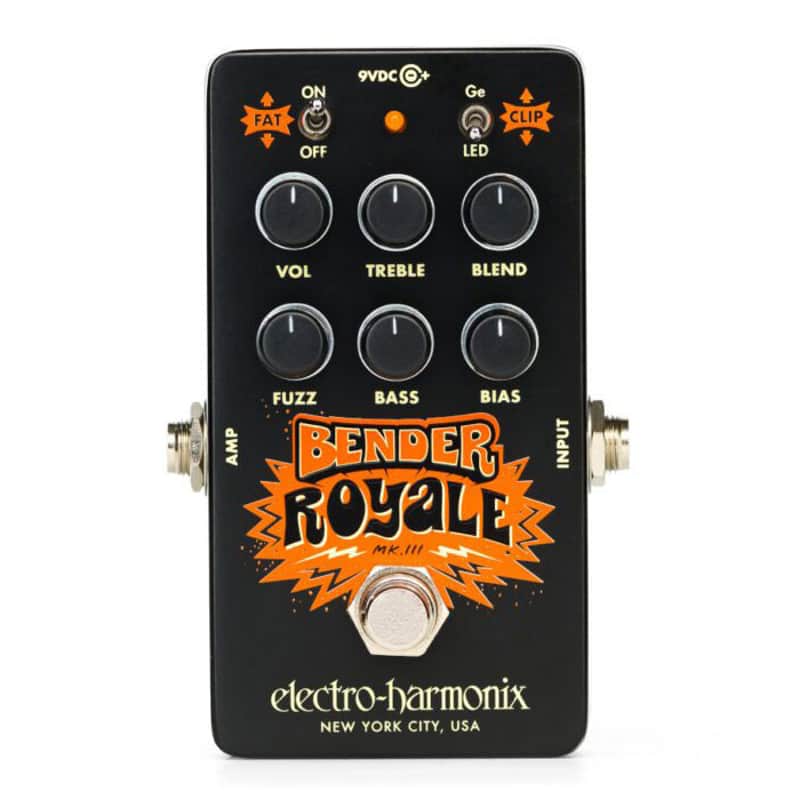 Electro-Harmonix Bender Royale Germanium Fuzz Pedal Black image 1