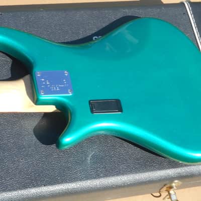 Pedulla USA Rapture RB 5 String Bass Metallic Teal Green with Original Case Bartolini image 6