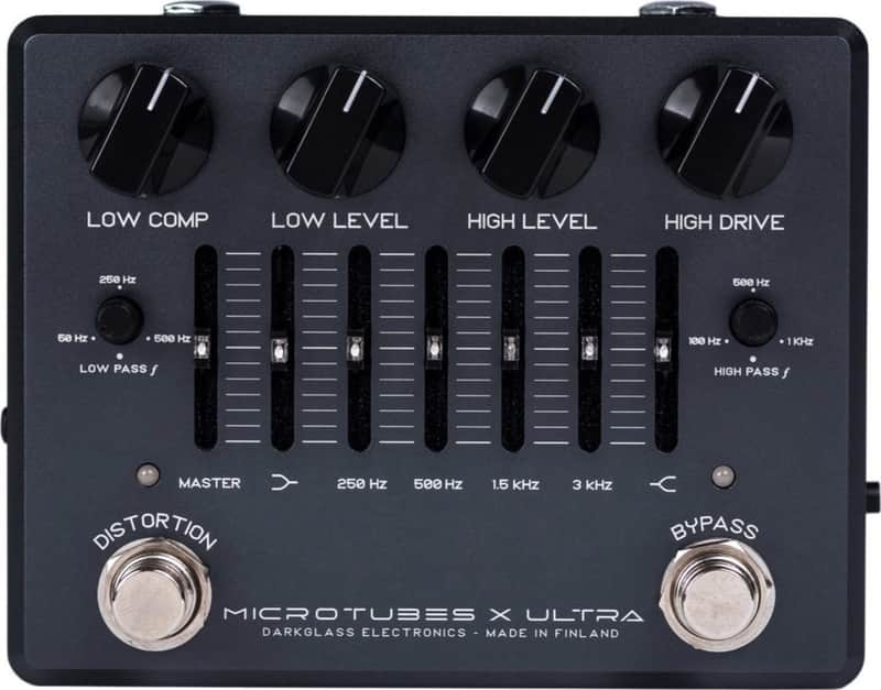 Darkglass Microtubes X Ultra Preamp/Distortion/DI Bass Effects Pedal image 1