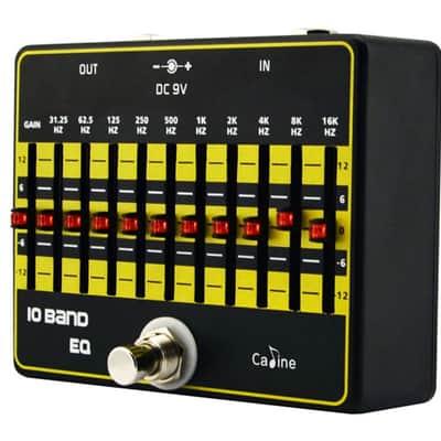 Caline CP-24 10 Band EQ Guitar or Bass Effect Pedal True Bypass image 3