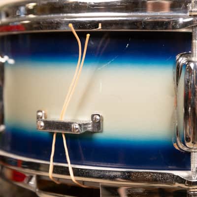 1960s Slingerland 5x14 Blue and Silver Duco Student Snare Drum image 7