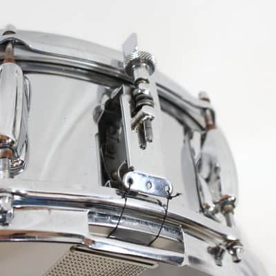 Vintage 70's Slingerland Model No. 141 Festival 5"x14" 8-Lug Chrome Over Steel Snare Drum image 12