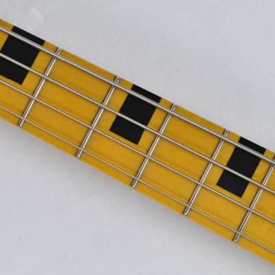 Schecter Model-T Session LH bass in Aged Natural Satin image 7