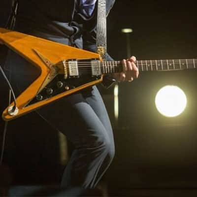 Custom Handmade Blank Flying V Bonamassa "Amos" inspired - Tracy Cox craftsmanship - with hard case image 17