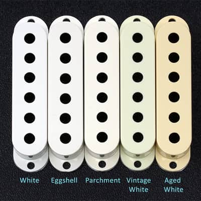 Fender Noiseless N4 Stratocaster aged-white pickup cover image 2